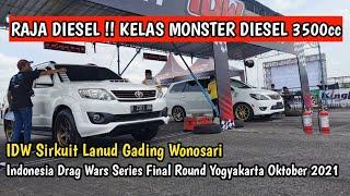 RAJA DIESEL !! Monster Diesel Class 3500cc Indonesia Drag Wars Oktober 2021 Yogyakarta || IDW ||