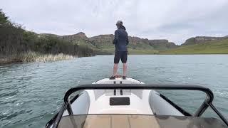 Hysucat 6.5 RIB boat test and drone footage at Sterkfontein Dam | The ultimate fly fishing boat?