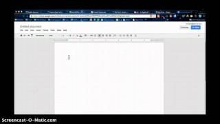 Creating a new Google Doc