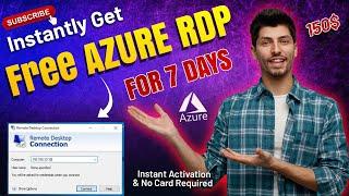 Free azure rdp | How to create free azure rdp | Microsoft azure rdp free | Free RDP 2024 | Azure RDP