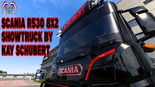 Scania R530 8x2 Showtruck by Kay Schubert , truck build , D.T.M design ets 2