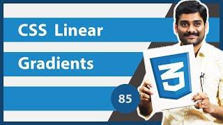 CSS Linear Gradient Background Tutorial - CSS Tutorial 85