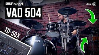 Roland v-drums TD-50X sound module swap on VAD504 electronic drumkit