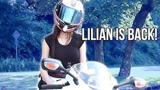 CUTE GIRL rides a Suzuki GSX-R750! Ft. Lilian