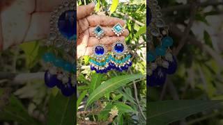 Diy handmade earrings #diy #diyjewellerymaking #shorts #youtubeshorts #handmadejewelry