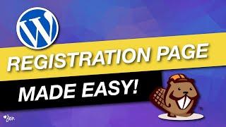 How to Customize Your WORDPRESS REGISTRATION PAGE // Beaver Builder Plugin