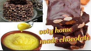 Ooty Homemade Chocolate | Homemade chocolate recipe with only 4 ingredients | chocolate recipe tamil
