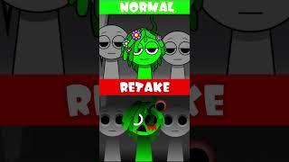 Incredibox Sprunki Cave Mod | Normal vs Retake#shorts#incredibox#incrediboxsprunki#retake#sprunki