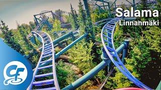 Salama front seat on-ride 5K POV @60fps Linnanmäki Linnanmaki