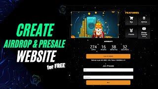 Create Airdrop and Presale Website for FREE | Tutorial & Source Code