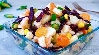 Few people know this recipe! This is the sweetest and healthiest salad ever! Delicious potato salad.