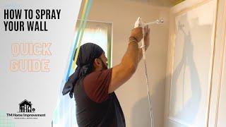 Quick guide to spray painting walls