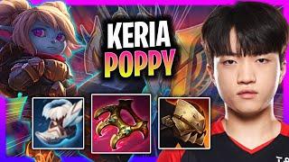 KERIA IS SO STRONG WITH POPPY! | T1 Keria Plays Poppy Support vs Nautilus!  Season 2024