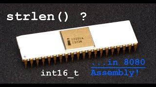 8080 Assembly Programming Tutorial: STRLEN