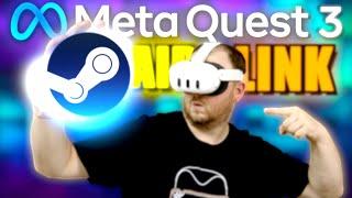 Tutorial: SO spielst Du SteamVR Games mit der META QUEST 3 via Air Link & Quest Link! Quest 3 PCVR
