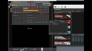 Setting up multi outs in Kontakt for Reason