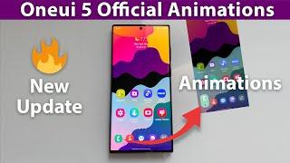 Oneui 5 official Animations #samsung #oneui5