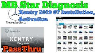 Mercedes Benz MB Star Xentry 2019 07 PassThru Installation of Software And SCN Coding Guide