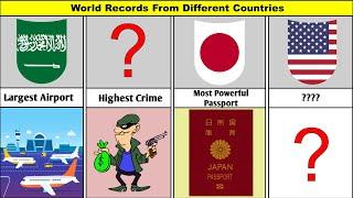 World Records From Different Countries - The Info Touch