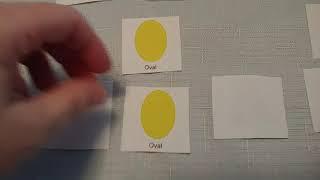 Matching shape memory game