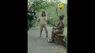 Prank-Patung Part 4... Funny reaction statue prank #shorts