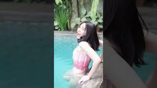 Jenadammaya Bikini Pool Photoshoot