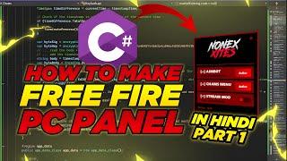 How To Make Free Fire Pc Panel | Part 1 | Free Fire Pc Panel Making Full Course | Basic To Advance |