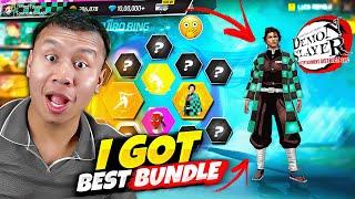 I Got The Main Demon Slayer Tanjiro Bundle  Tonde Gamer - Free Fire Max