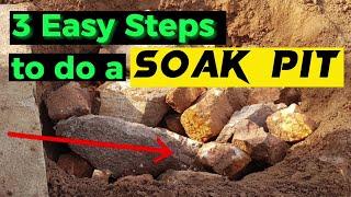 Best way to build a SOAK PIT | in 3 Easy Steps