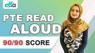 How to get 90/90 Score - PTE Read Aloud | PTE Exam Practice With Fatima | Alfa PTE