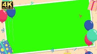 Birthday video editing background green screen frames per-rendered visual effect free download uhd4k