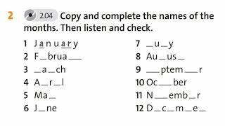 English Plus 5.Holidays in different seasons