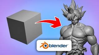 Comment MODÉLISER son PREMIER personnage sur Blender ? Tuto complet