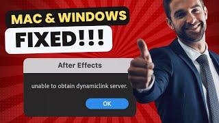 Unable to Obtain Dynamic link Error in After effects (3D Track error) | Quick Fix