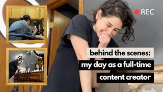 Behind the Scenes: Spend the day with a full-time content creator