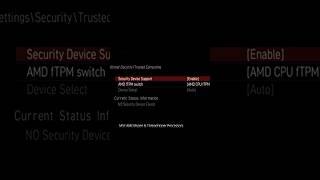 Easily Enable TPM on MSI Motherboards #shorts #tpm #secureboot