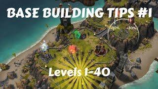 War Dragons: Complete Base Building Guide for Levels 1-40 (How to Build a Very Strong Base)