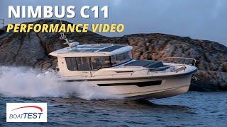 Nimbus C11 (2021) - Test Video by BoatTEST.com