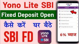 How To Open Fixed Deposit in Yono Lite SBI | SBI Fixed Deposit Open & Closed | Yono Lite SBI FD Open