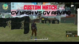 GV Yash VS GV Arvind| Custom match in Garena Free Fire| Miss Sarika Gaming 