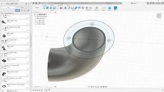 Fusion 360 Modelling - Pipe Elbow