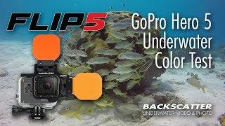 FLIP 5 for GoPro Hero 5 - Underwater Color Test