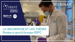 Webinar 2021 - La Recherche et les thèses après l'ISIFC