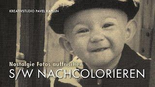 Nostalgie Fotos auffrischen: Schwarz-Weiß nachcolorieren