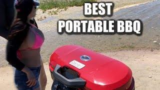 Best Portable BBQ Grill In My Jeep Wrangler Rubicon - Coleman RoadTrip Grill Portable 285