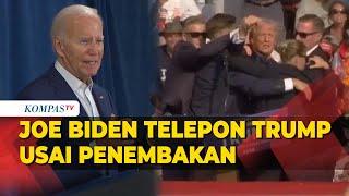 Joe Biden Telepon Donald Trump Usai Insiden Penembakan saat Kampanye Pilpres