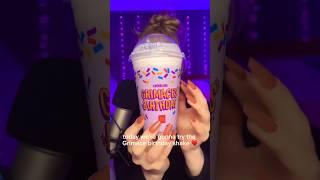 Trying the Grimace Shake ASMR  #shorts #shortsviral #shortsvideo #shortsfeed #asmr #grimace