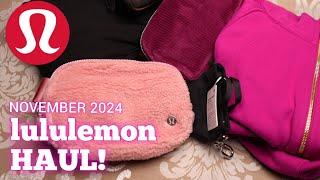 LULULEMON TRY ON HAUL November 2024