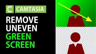 Remove greenscreen with uneven lighting in Camtasia | Camtasia Greenscreen Tutorial