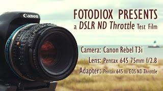 ND Throttle Demo Video: A Lens Adapter with Built-in Variable ND